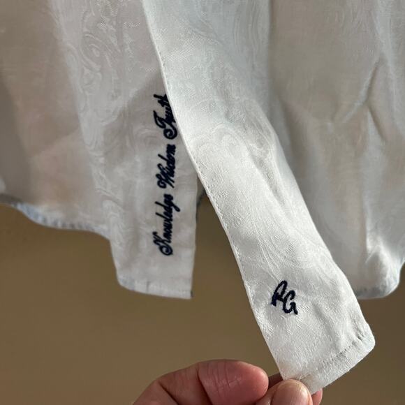 NEW Robert Graham Bell Gardens printed classic-fit button down - Picture 7 of 9